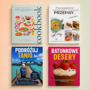 PORADNIK PODRÓŻNICZY (154 STRONY) + 3 BESTSELLERY KULINARNE
